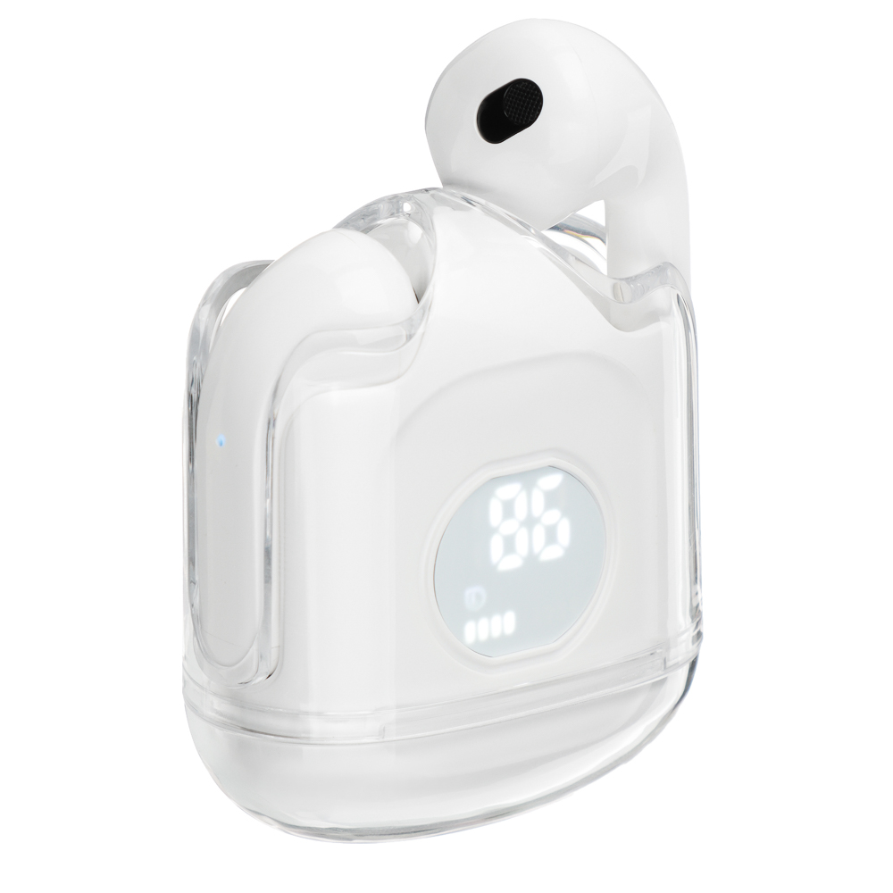 Наушники беспроводные TWS BY Сosy, 40/250мАч, Bluetooth 5.3, белый, арт.№ 410-246