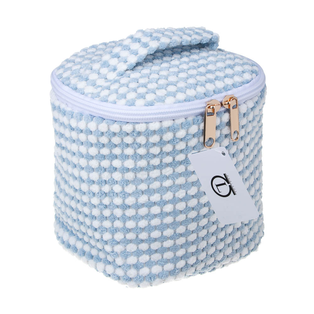 ЮL Косметичка сундучок Velvet, 100% ПЭ, 14х14см, 2 цвета, арт.№ 327-323