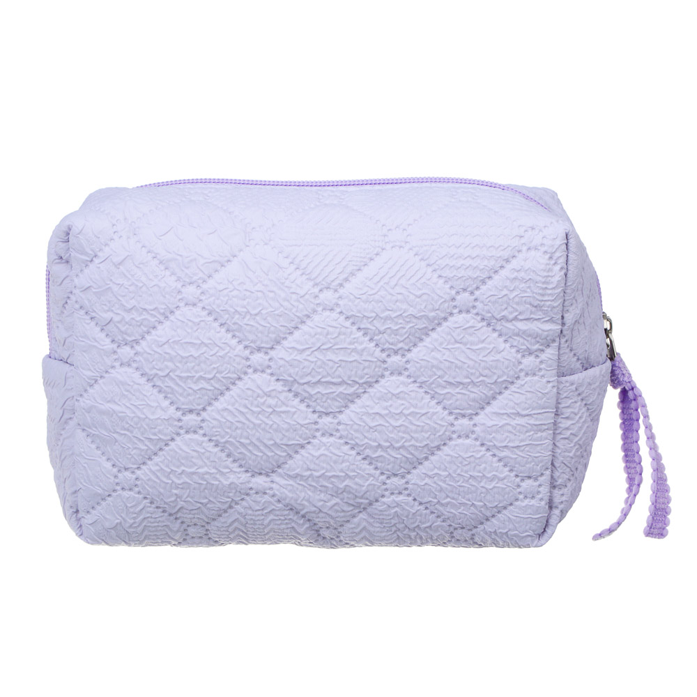 ЮL Косметичка стеганая дутая Килт, 100% ПЭ, 17х12х8см, 2 цвета, арт.№ 327-324