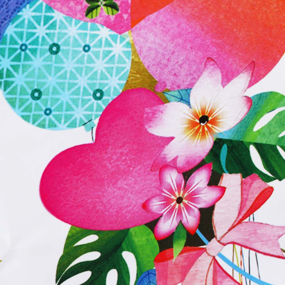 Пакет подарочный бумажный тм LADECOR, L 26x32x9 см, 4 дизайна, С Днем Рождения, арт 1, арт.№ 507-134