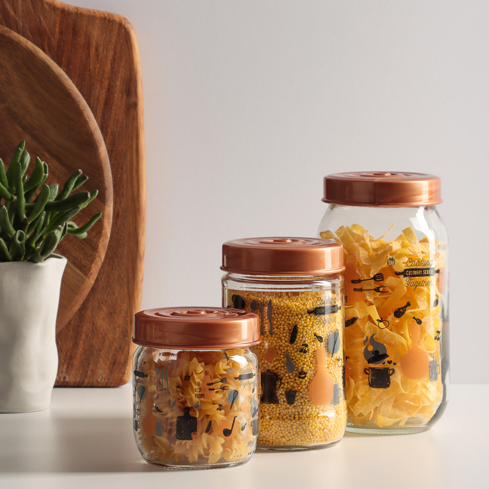 HEREVIN Китчен Банка для сыпучих продуктов, стекло, 425мл, 171341-873, арт.№ 828-288