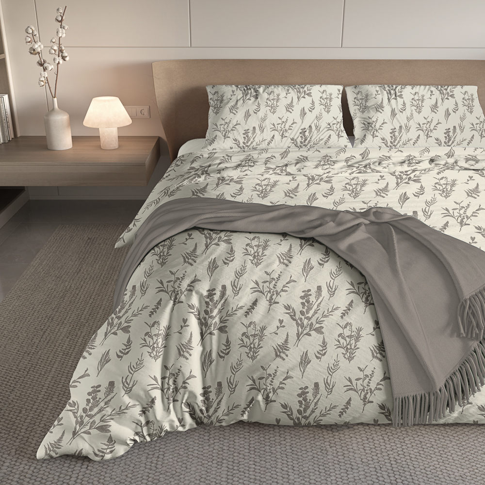 Комплект постельного белья евро (4 предмета) тм PROVANCE Сенса макосатин, 100% полиэстер, 2 дизайна, арт.№ 421-411