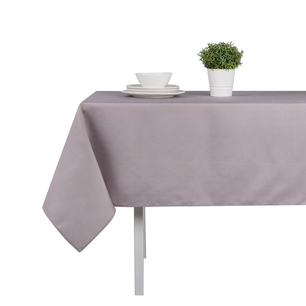 PROVANCE Birds Скатерть текстильная 110х140см лён с водоотт. пропиткой, 100% пэ, пыльный сиреневый, арт.№ 435-183