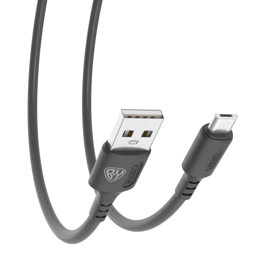 Кабель для зарядки USB(A)-microUSB BY Fusion, 18Вт, 1 м, 2.4A, TPE, черный, арт.№ 931-625