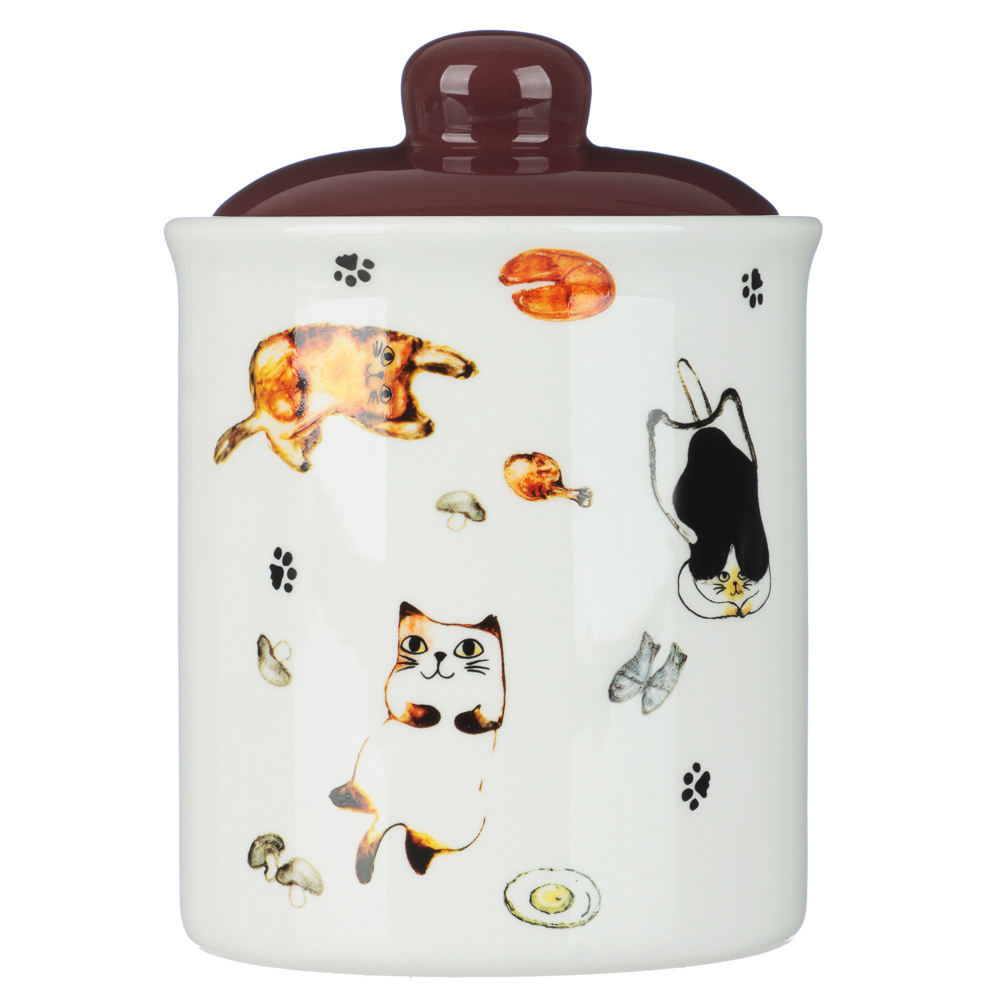 Сахарница 500мл, тм MILLIMI Котовасия, керамика, арт.№ 824-303