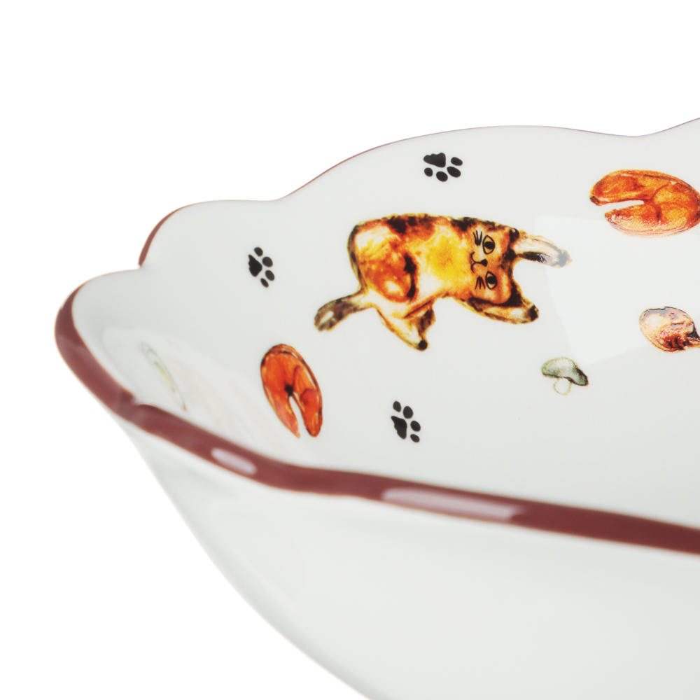 Салатник 21см, тм MILLIMI Котовасия, керамика, арт.№ 824-305