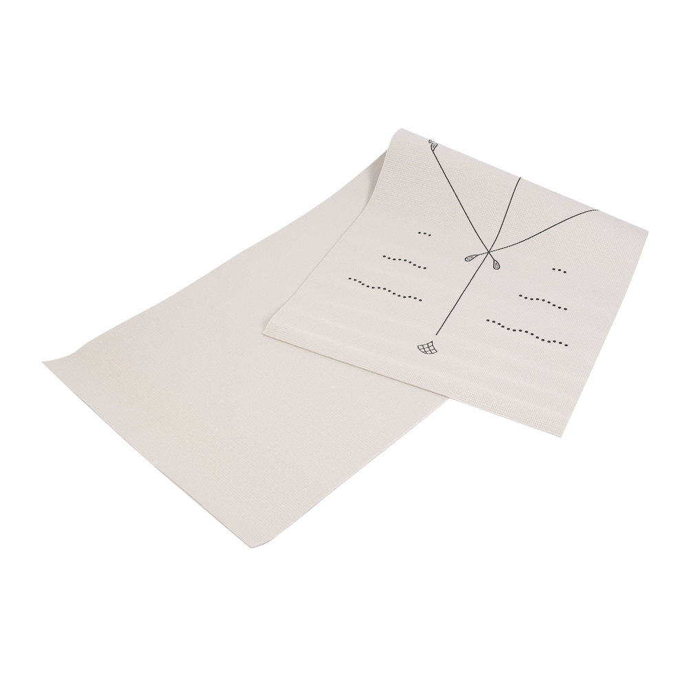 Коврик для йоги и фитнеса тм BY SPORT, 173х61х0,4см, ПВХ, 4 цвета, арт.№ 191-064