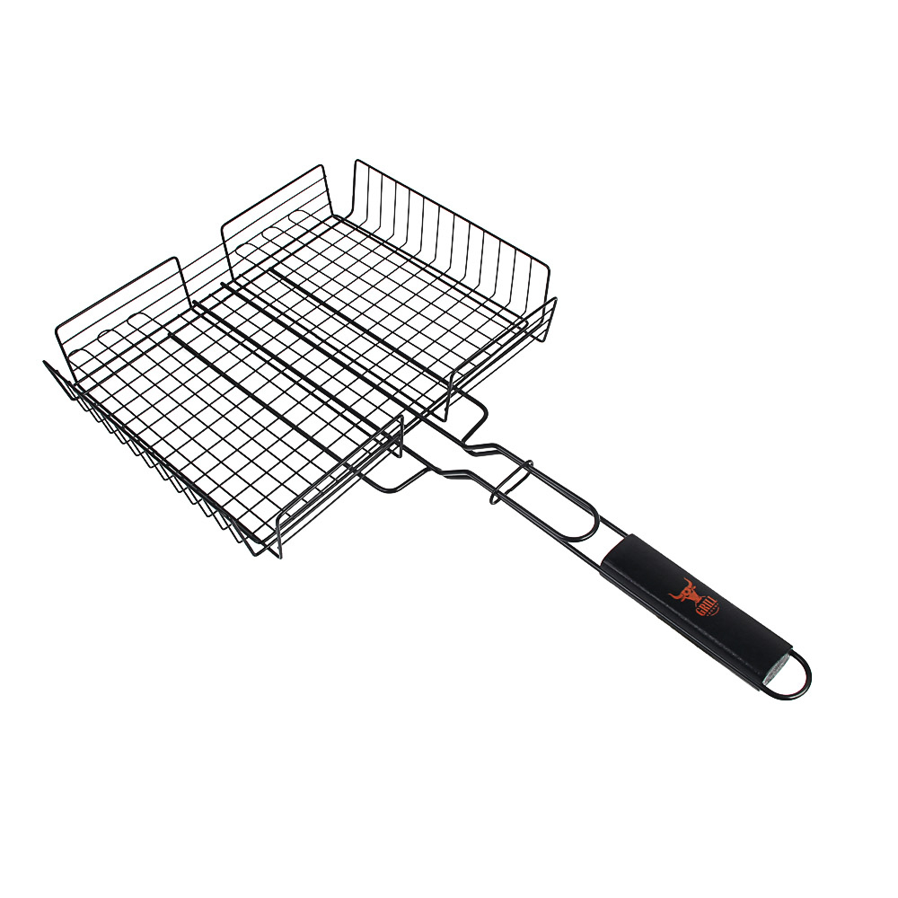Решетка-гриль антипригар.покр. тм GRILLBOOM, 24х30х5 см, арт.№ 104-024