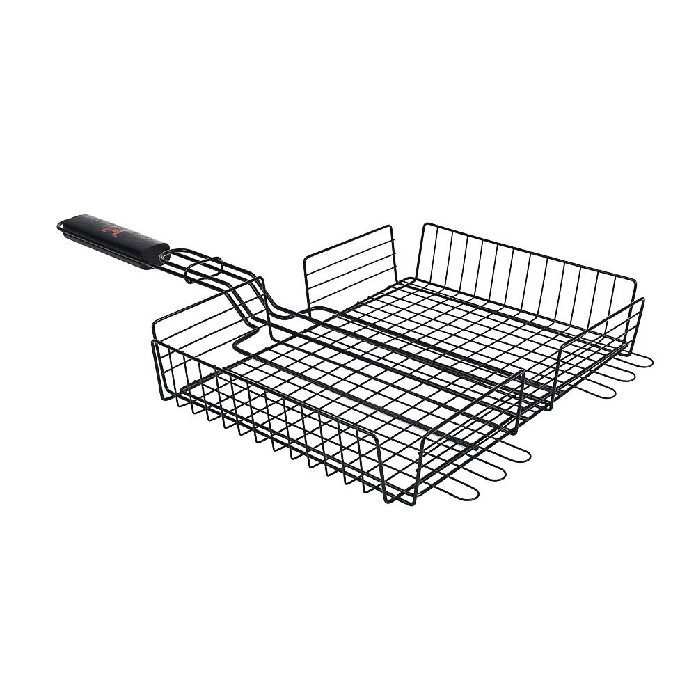 Решетка-гриль антипригар.покр. тм GRILLBOOM, 24х30х5 см, арт.№ 104-024