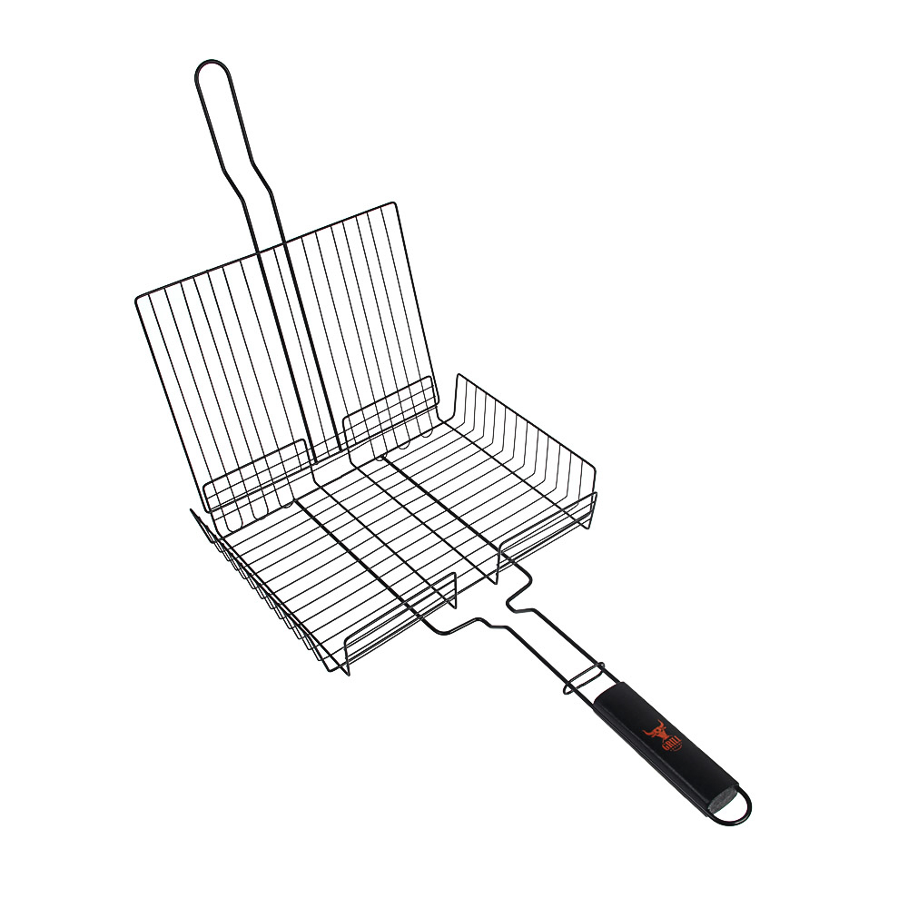 Решетка-гриль антипригар.покр. тм GRILLBOOM, 24х30х5 см, арт.№ 104-024