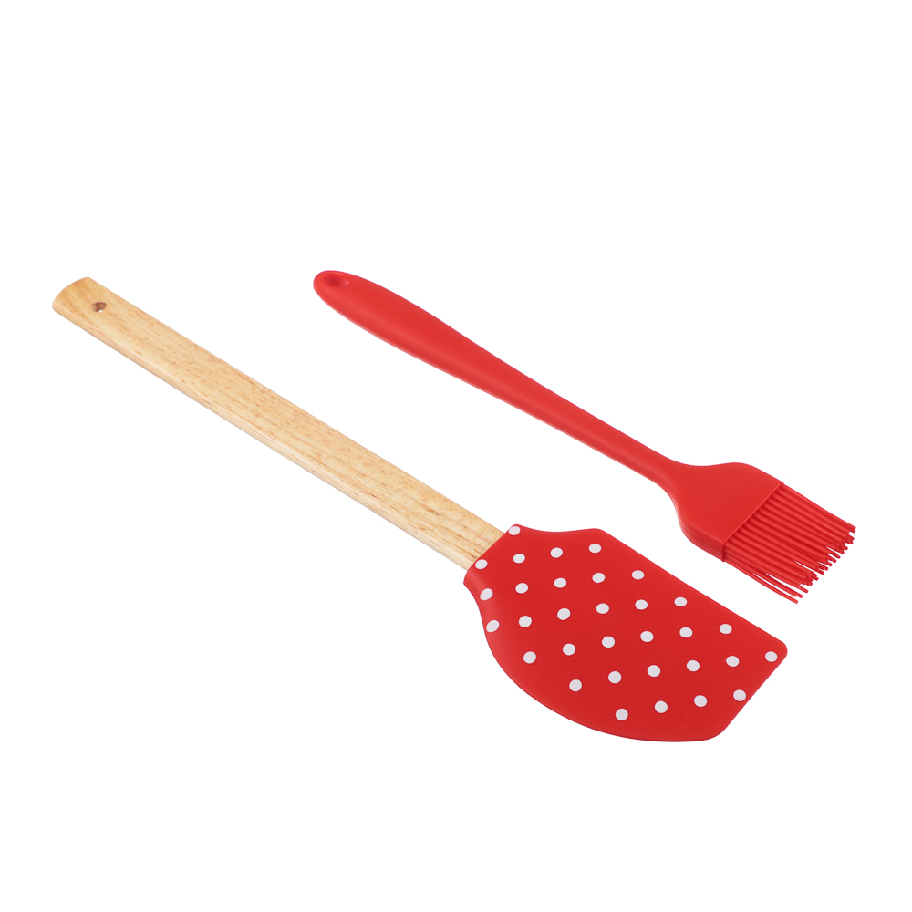 Набор тм SATOSHI Ностальгия 2 пр., кисточка кондитерская, лопатка, силикон, арт.№ 856-233