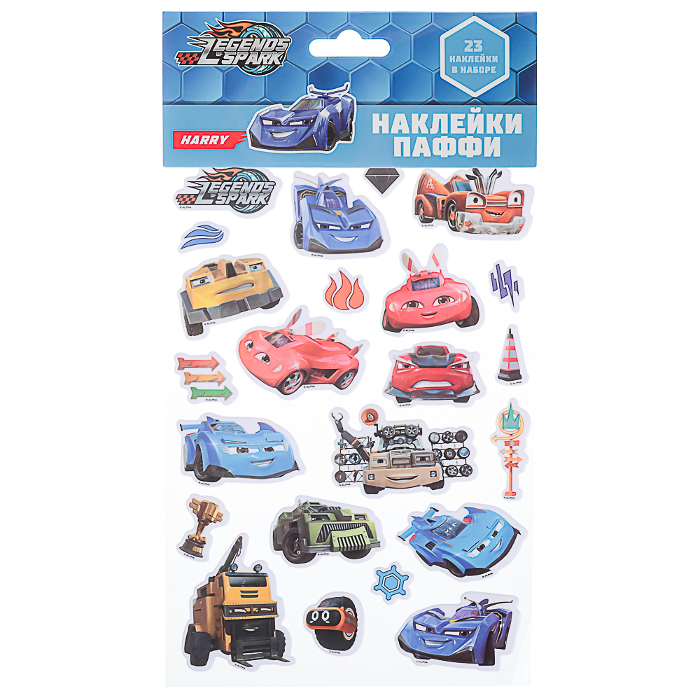 Набор для декорирования, Наклейки Паффи-Голографические, 14,8x5x27см, арт.№ 285-240