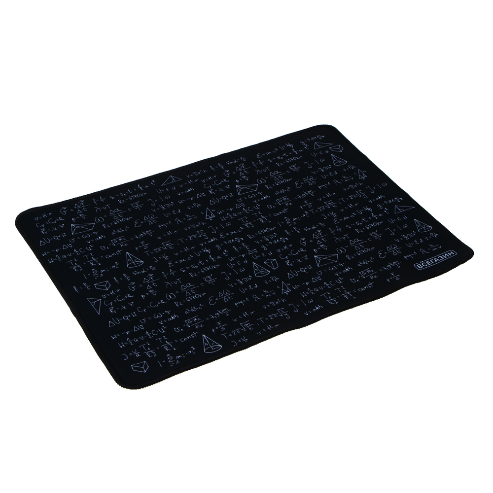 Коврик игровой ВСЁГАЗИН Формулы, 360x260x2.5мм, с рисунком, полиэстер, каучук, арт.№ 405-042