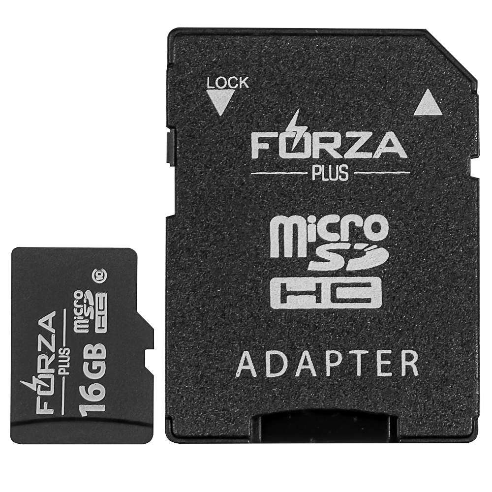 Флеш-карта памяти microSD FORZA 16Гб, SMART, 10класс, арт.№ 405-100