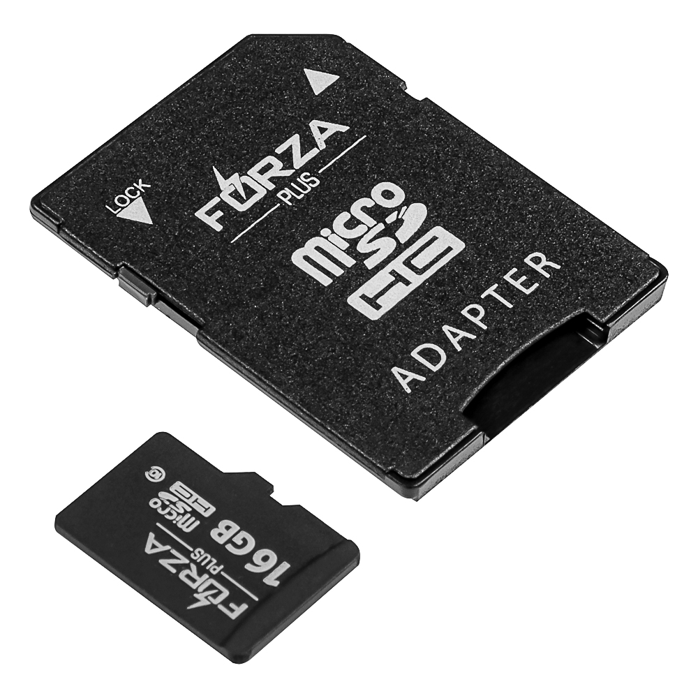 Флеш-карта памяти microSD FORZA 16Гб, SMART, 10класс, арт.№ 405-100