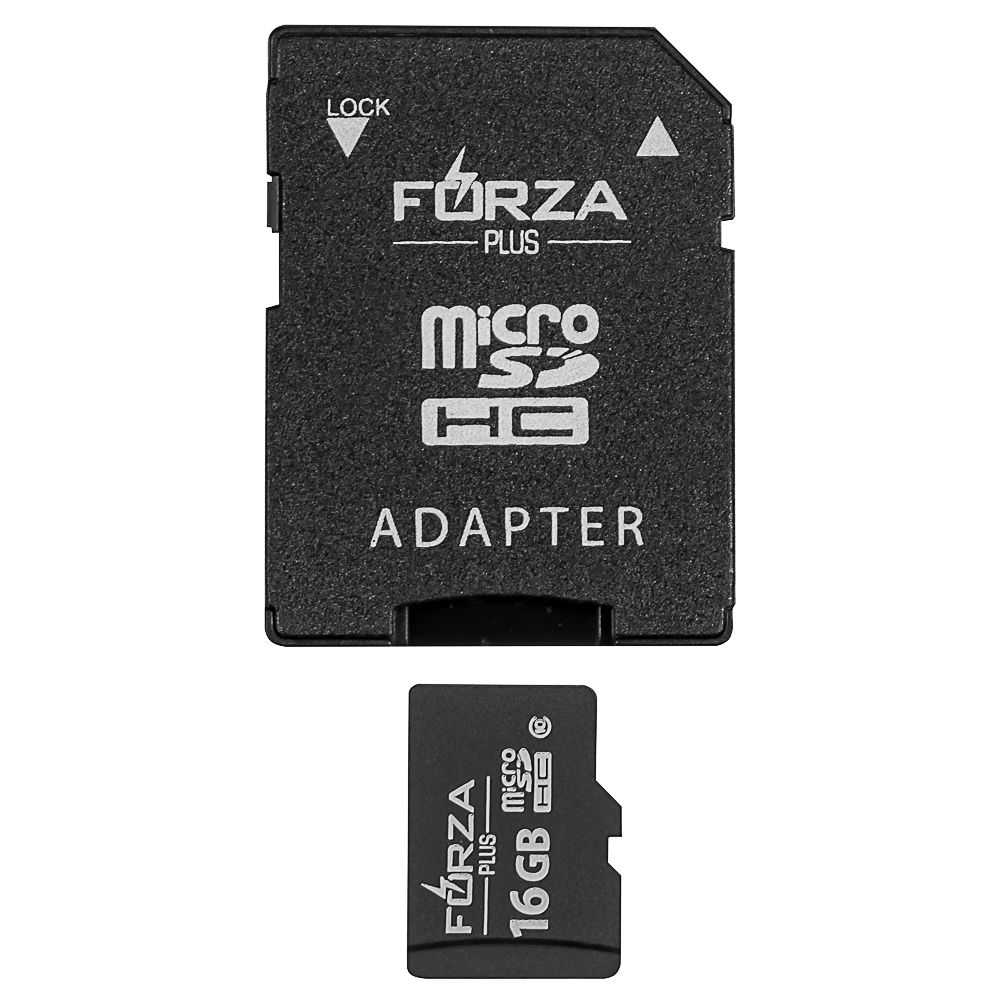 Флеш-карта памяти microSD FORZA 16Гб, SMART, 10класс, арт.№ 405-100