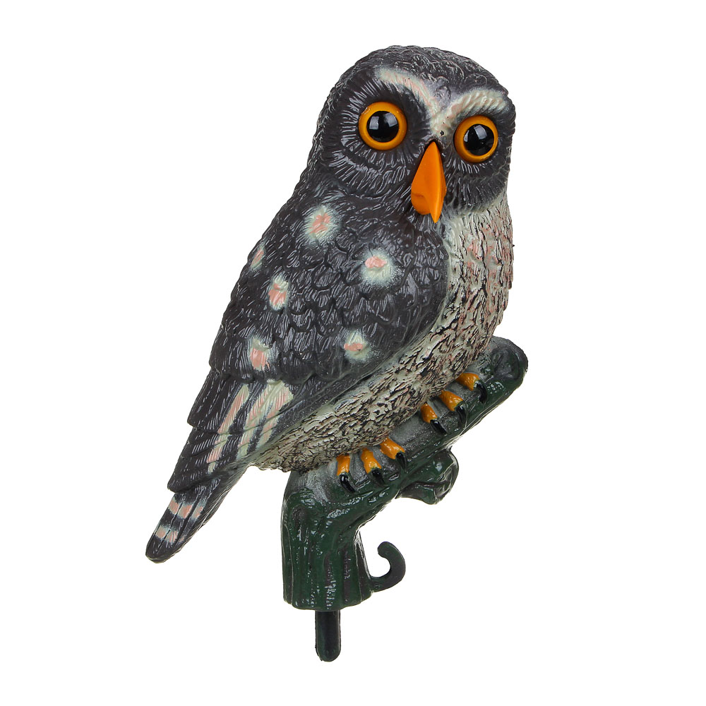 Фигура садовая "Совенок" тм INBLOOM, 9x25см, пластик, арт.№ 162-192