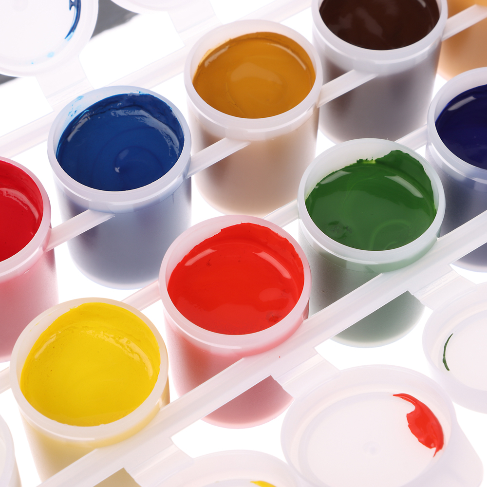 Гуашь 12цв. ЛУЧ "ZOO" баночки по 15мл, скрепленные баночки, 20С 1356-08, арт.№ 231-078