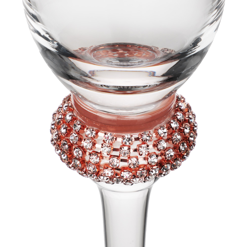 BY COLLECTION White Line Набор бокалов для шампанского, 2шт., 190 мл, 7,5х24 см, стекло, арт.№ 820-857