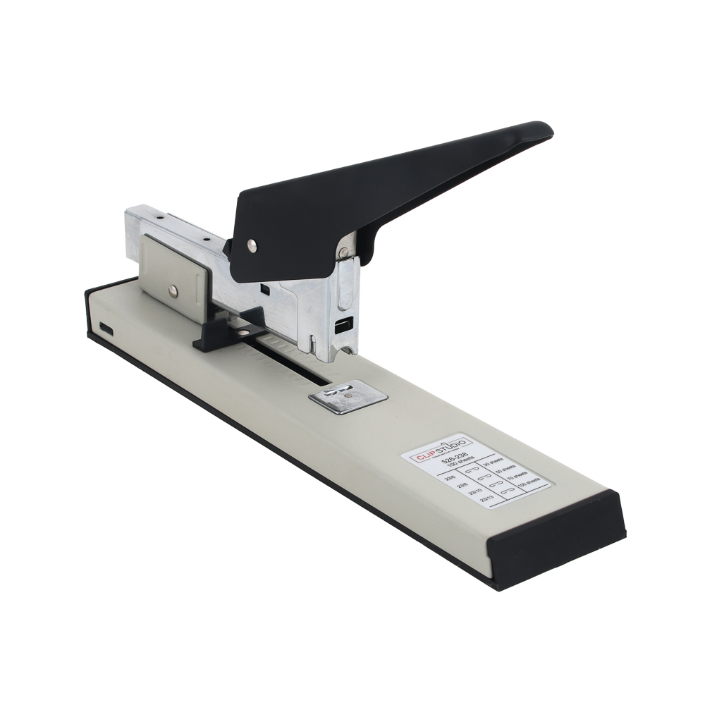 Степлер канцелярский мощный для скоб №23 ClipStudio, металлический корпус, в картонной упаковке, арт.№ 598-005