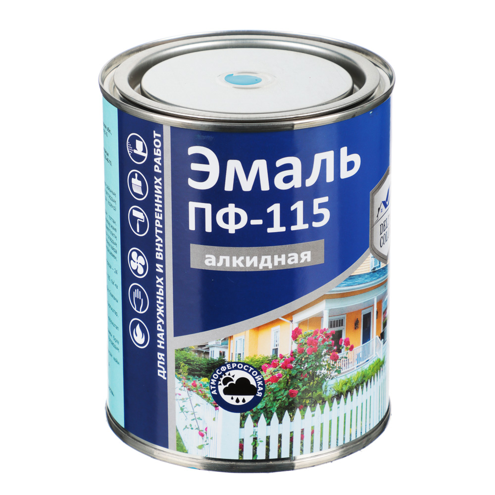DELTA COLOR Эмаль ПФ-115 Голубая, арт.№ 630-033