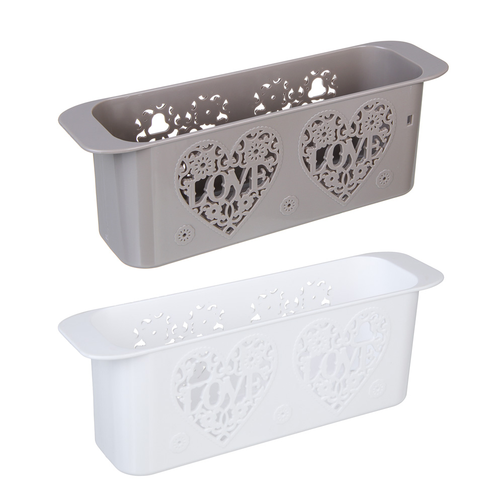 VETTA Love Полочка для ванной комнаты, пластик, 26х7х8,5см, 2 цвета, арт.№ 463-920