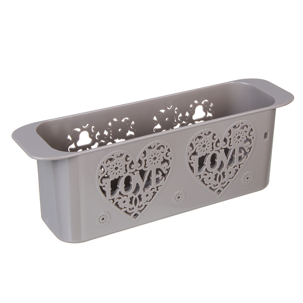 VETTA Love Полочка для ванной комнаты, пластик, 26х7х8,5см, 2 цвета, арт.№ 463-920