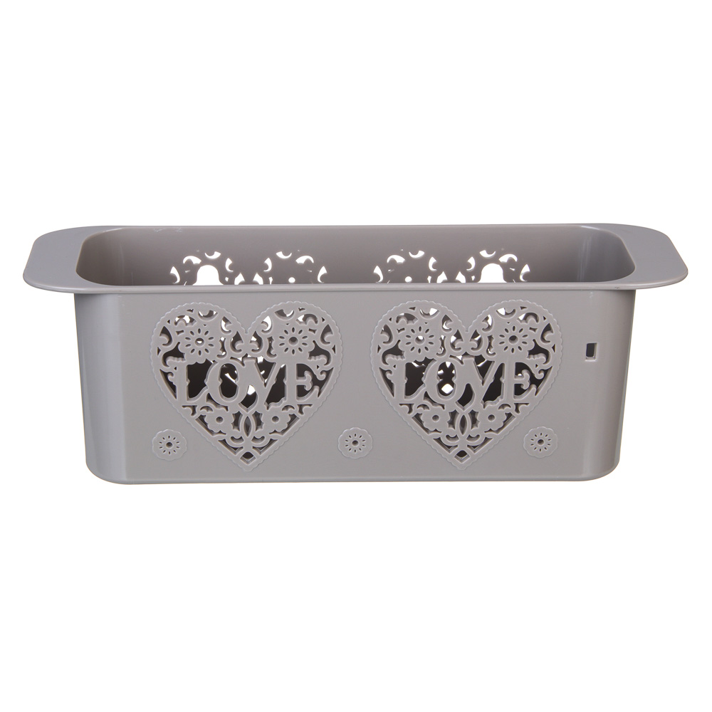 VETTA Love Полочка для ванной комнаты, пластик, 26х7х8,5см, 2 цвета, арт.№ 463-920