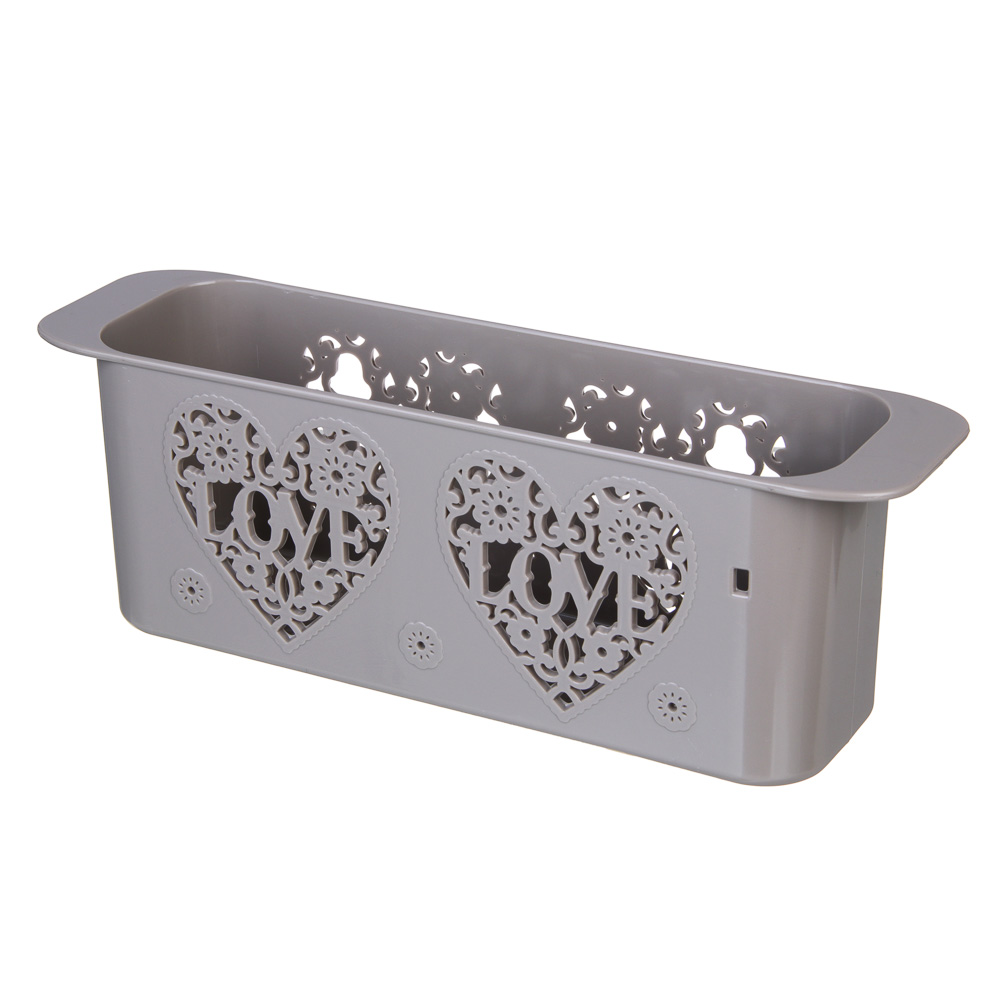 VETTA Love Полочка для ванной комнаты, пластик, 26х7х8,5см, 2 цвета, арт.№ 463-920