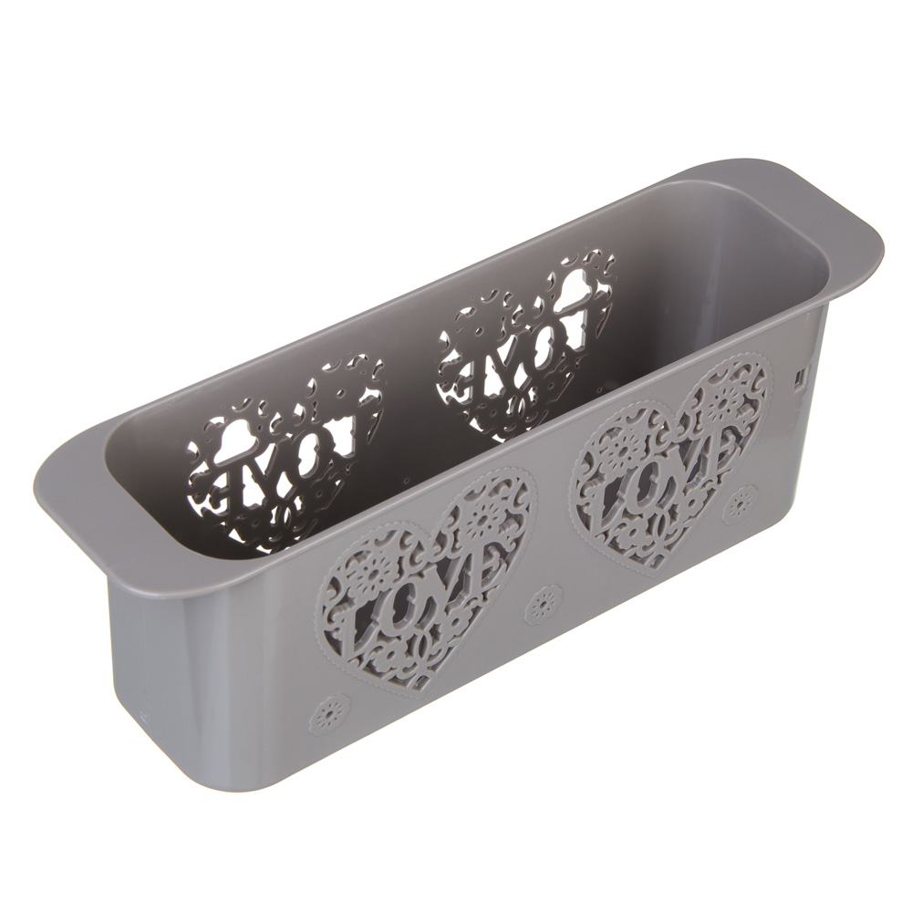 VETTA Love Полочка для ванной комнаты, пластик, 26х7х8,5см, 2 цвета, арт.№ 463-920