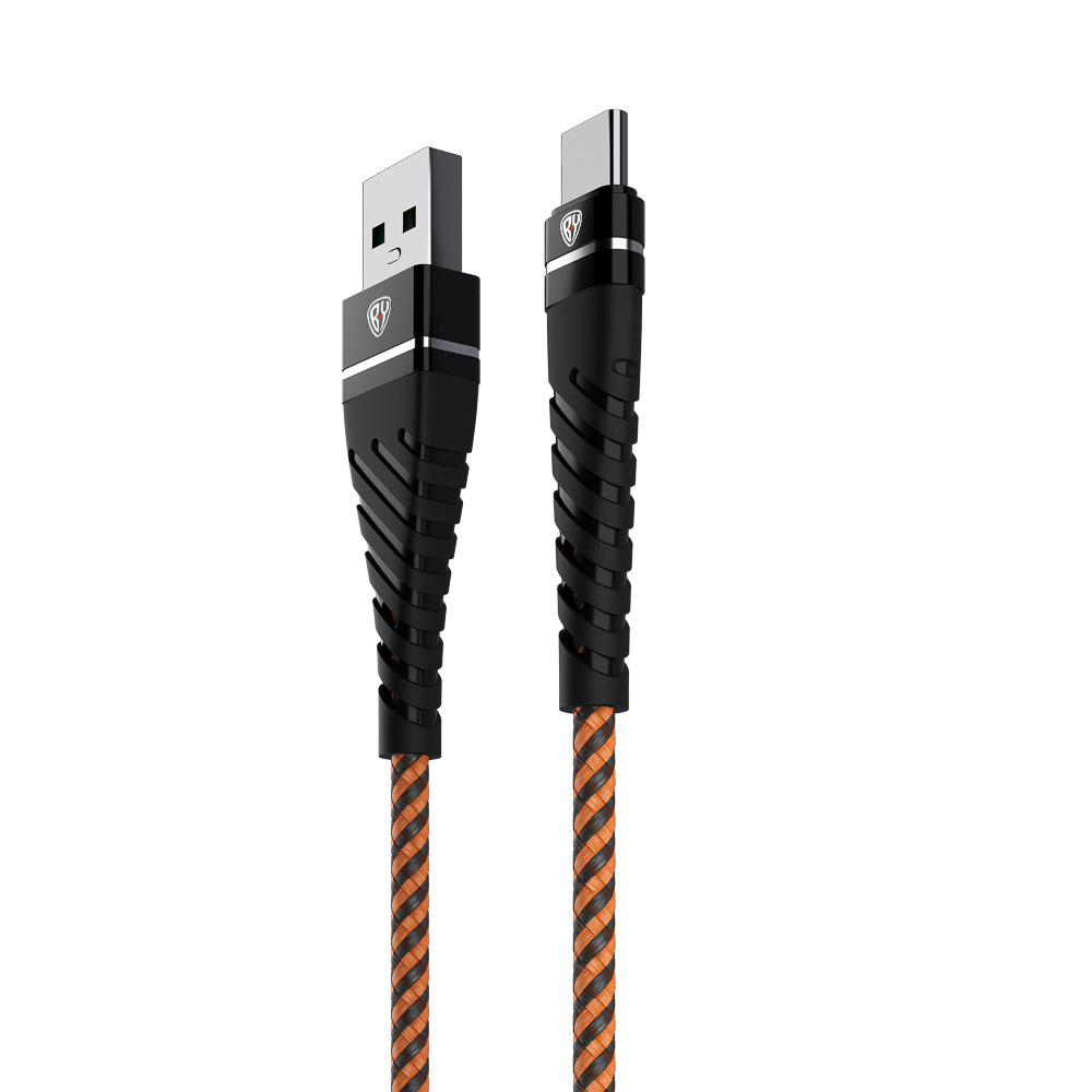Кабель для зарядки USB(A)-Type C BY Герои, 1м., 2.4А, быстр зар QC3.0, тканная оплётка, Горыныч, арт.№ 931-393