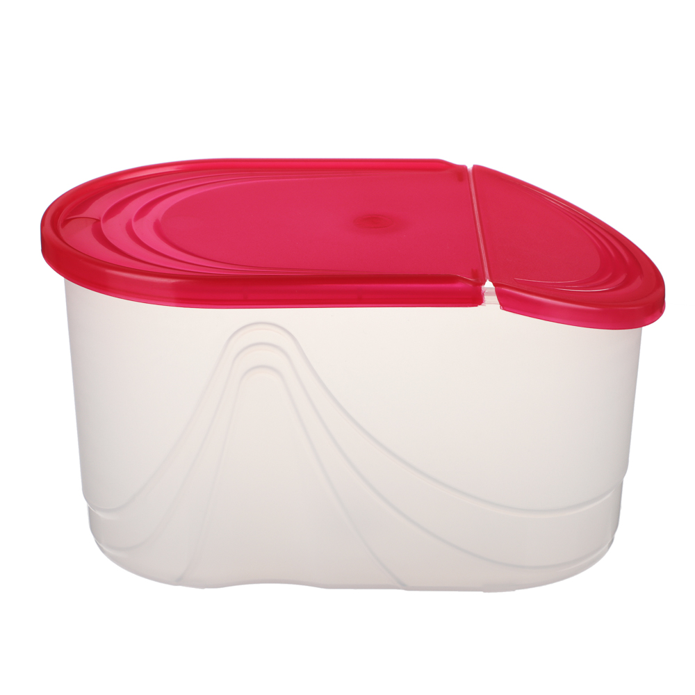 Банка для сыпучих продуктов Wave 1,0л, пластик, 4 цвета, арт.№ 861-369