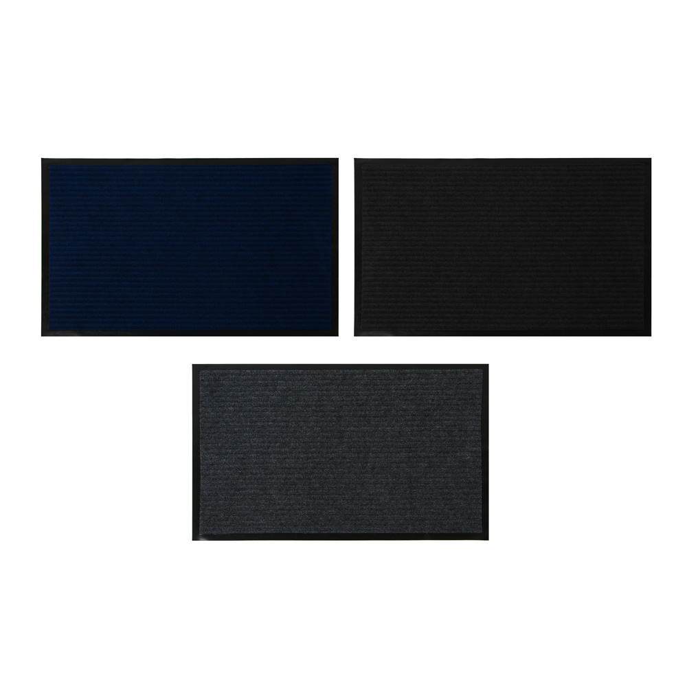 Коврик придверный тм VETTA Sunstep, полиэстер, 50х80 см, 3 цвета, арт.№ 466-413