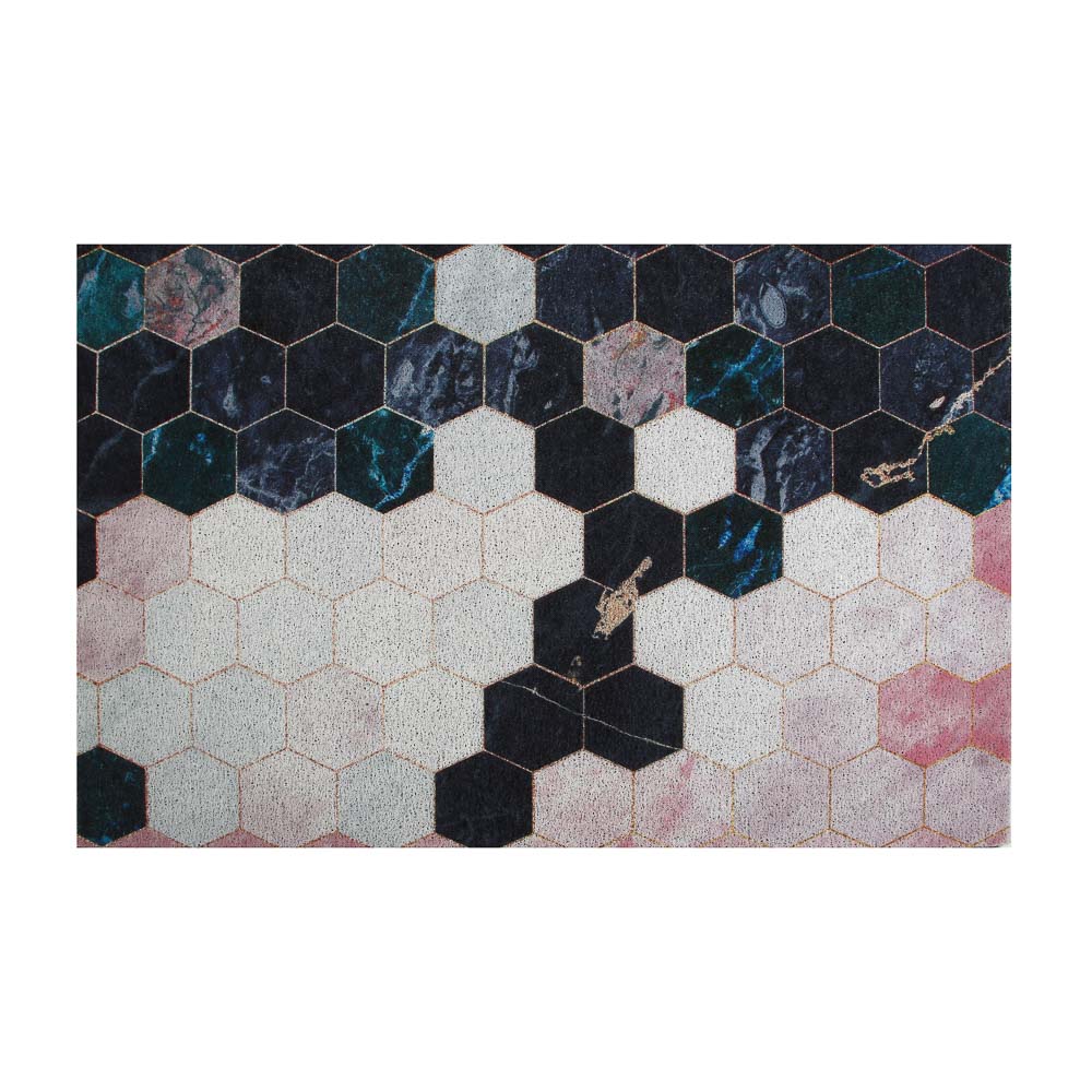 Коврик вырезной тм VETTA Соты, 80х120см, 2 дизайна, арт.№ 466-416