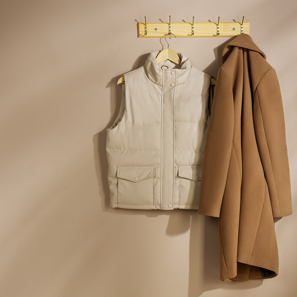 VETTA Вешалка настенная, 5 двойных крючков, 49х6,5см, дерево, металл, арт.№ 465-169