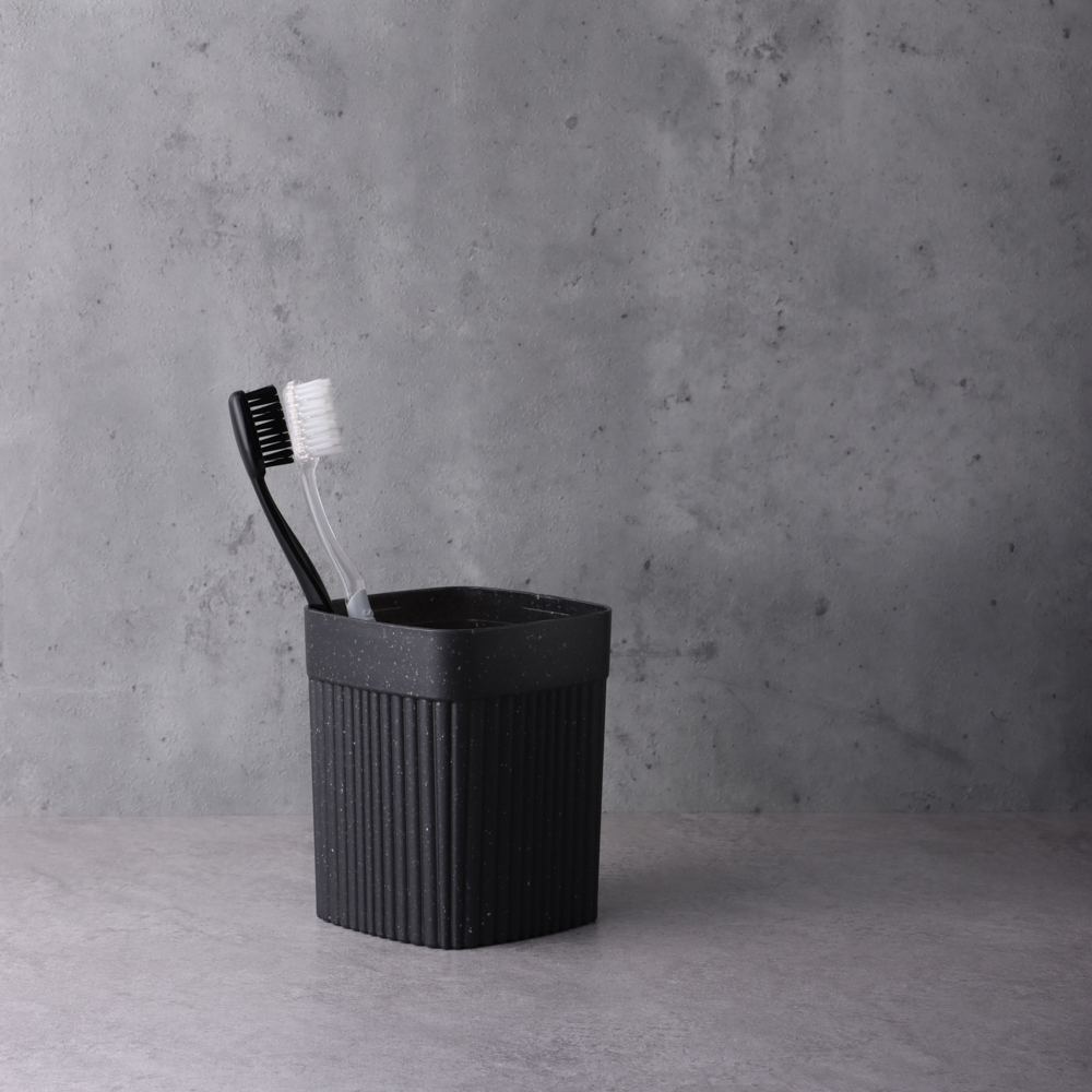 Стакан "Velvet" 90х90х110 мм, 0,65л, черный гранит, арт.№ 463-465