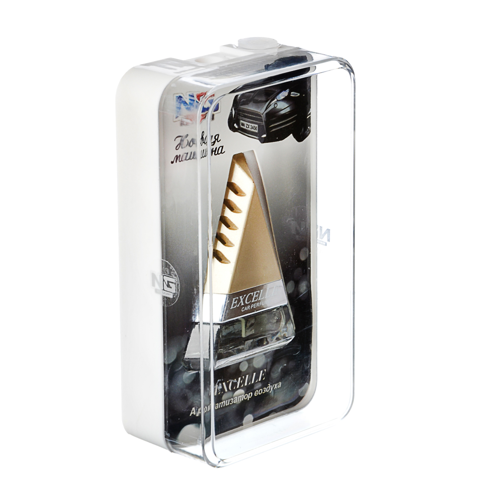 NEW GALAXY Ароматизатор на дефлектор Excelle, тропическая ночь, арбуз, новая машина, океан.бриз, 8мл, арт.№ 794-580