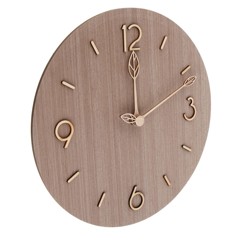 LADECOR CHRONO Часы настенные, круглые, 29,8x29,8x4,3 см, пластик, арт.№ 581-632