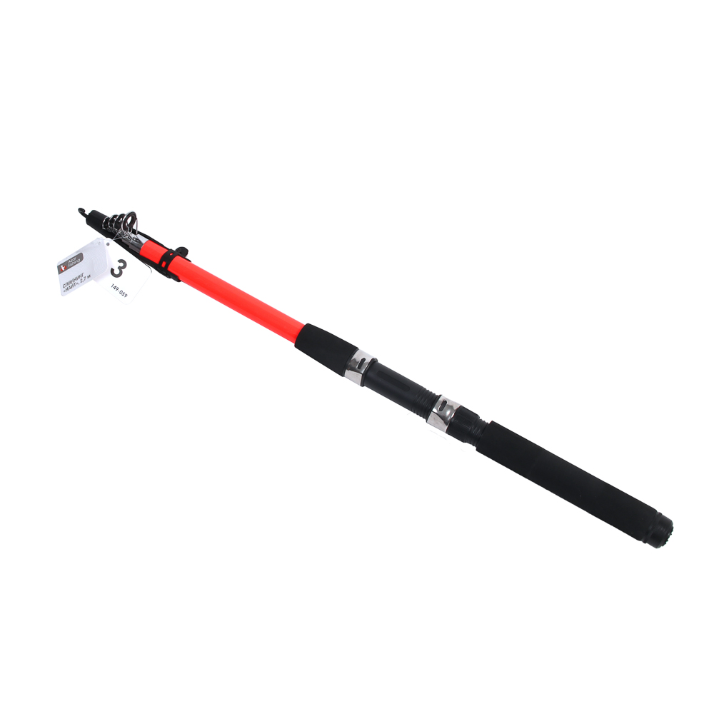 Спиннинг "Найт" тм AZOR FISHING, телескоп., файбергласс, 2,7м, тест 30-60гр, арт.№ 149-059