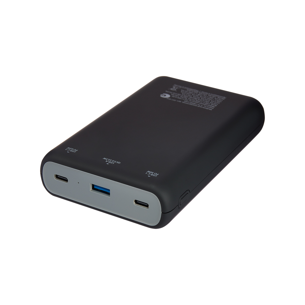 ВСЁГАЗИН Аккумулятор мобильный, 18000мАч, Быстрая зарядка QC3.0+PD, 5А, 65W,прорез.корпус, арт.№ 031-055