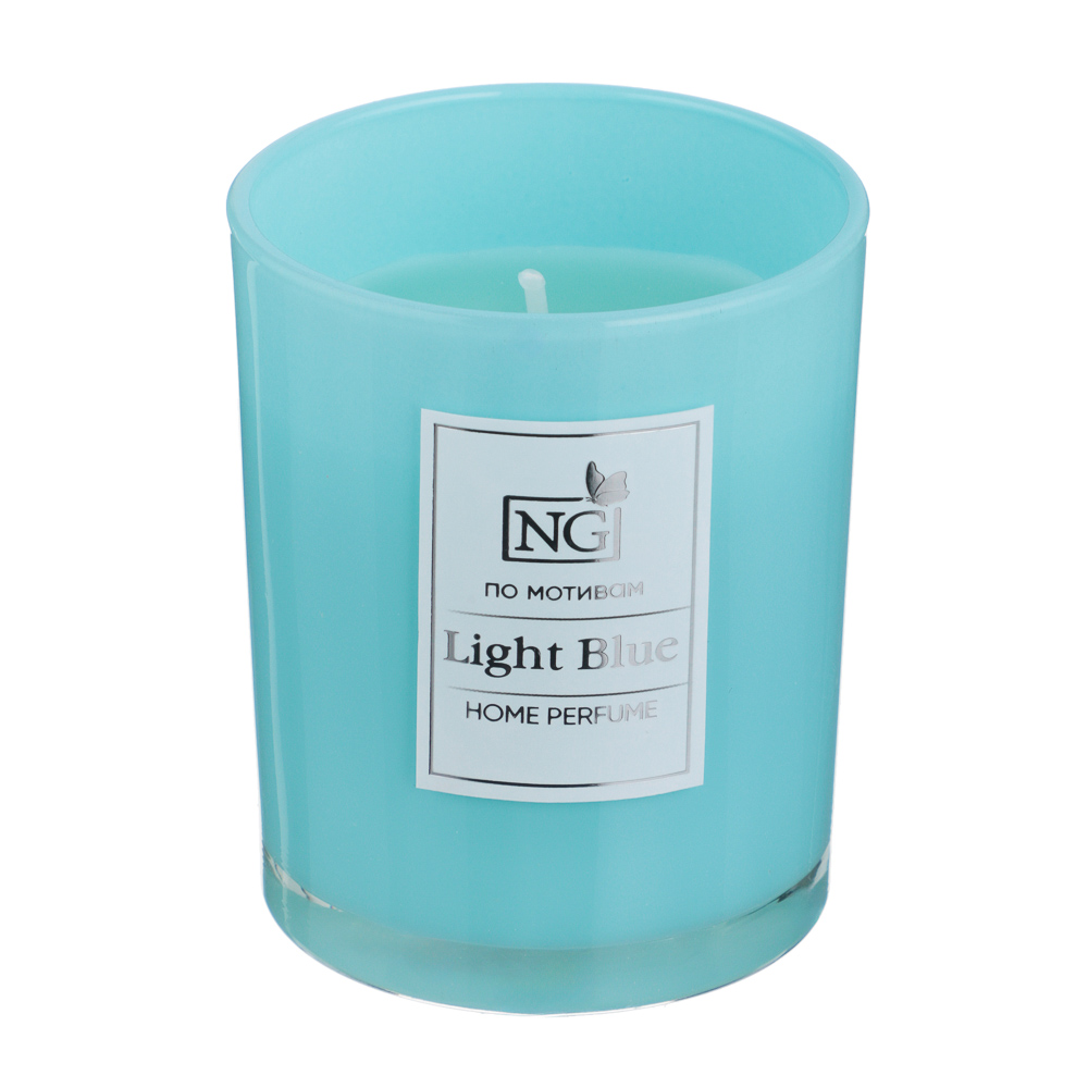 NEW GALAXY Ароматизированная свеча Home perfume 140гр. Light Blue, арт.№ 778-225