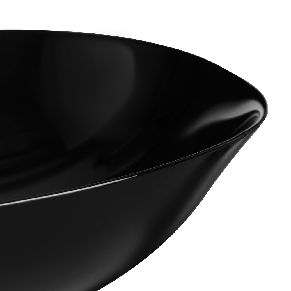 MILLIMI Блэк Набор столовой посуды 19 пр., опаловое стекло, квадратный, арт.№ 818-205