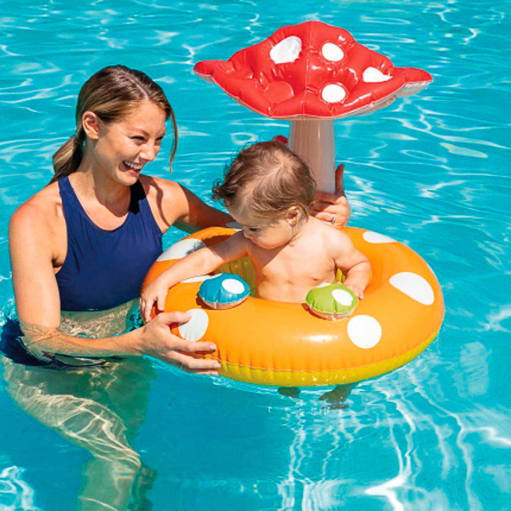 INTEX Лодочка для детей Мухомор, 1-2 года, 69x64x61 см, 56574, арт.№ 056-001