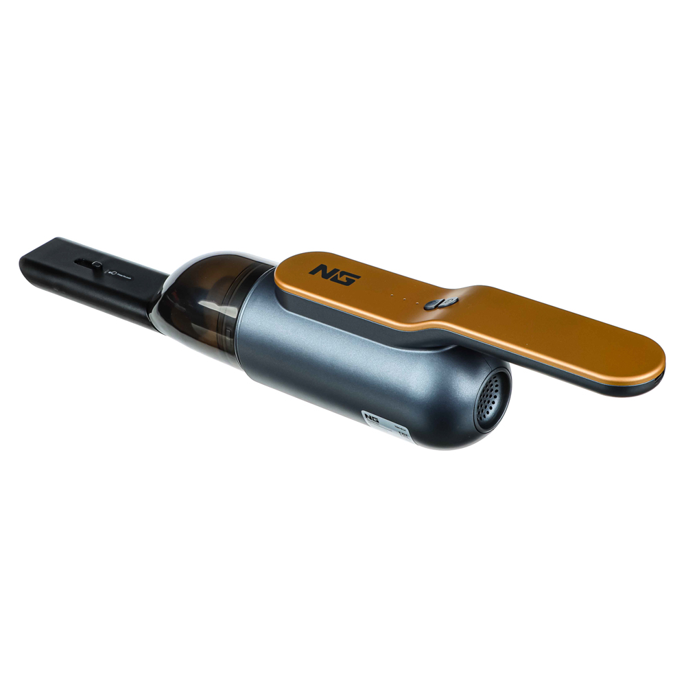 NG Пылесос автомобильный, 1 насадка, LED подсветка, 3000МAЧ, зарядка от USB, арт.№ 784-014