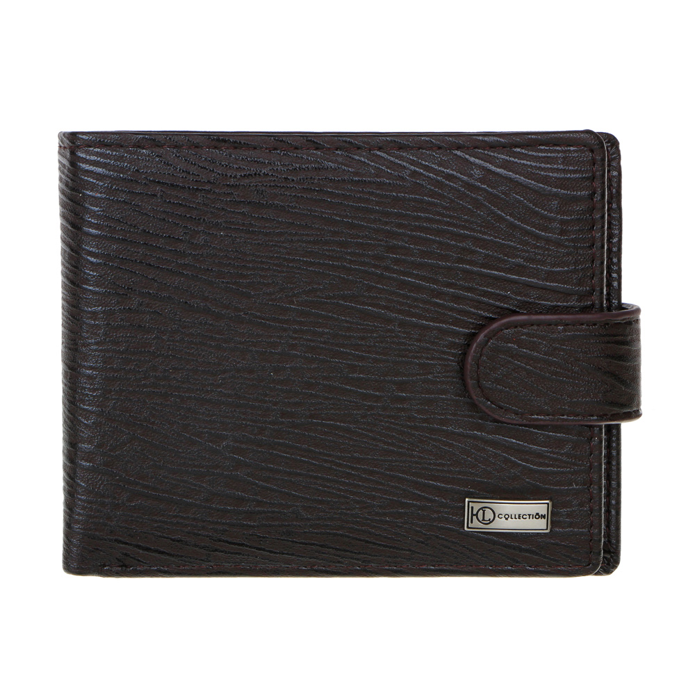 ЮL Портмоне мужское, ПУ, 11,5х9,5х2см, 2 дизайна, ПМ20-06, арт.№ 303-880