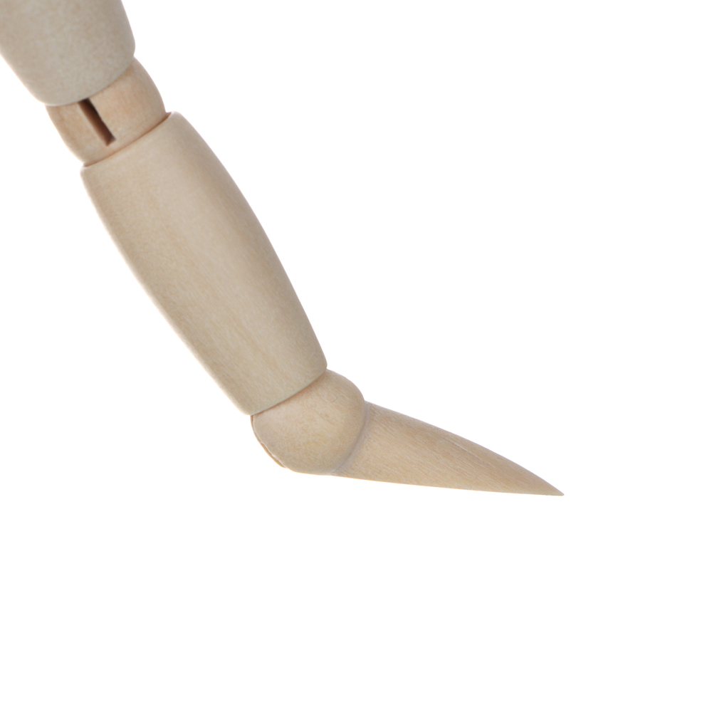 Фигурка декоративная "Деревянный человечек", 5,5х21,5 см, дерево, металл, арт.№ 509-926