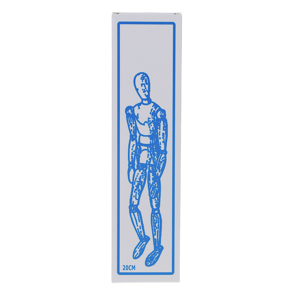 Фигурка декоративная "Деревянный человечек", 5,5х21,5 см, дерево, металл, арт.№ 509-926