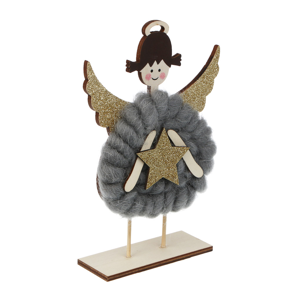 Фигурка декоративная "Ангел", 10х4х18 см, МДФ, 2 вида, арт.№ 509-927