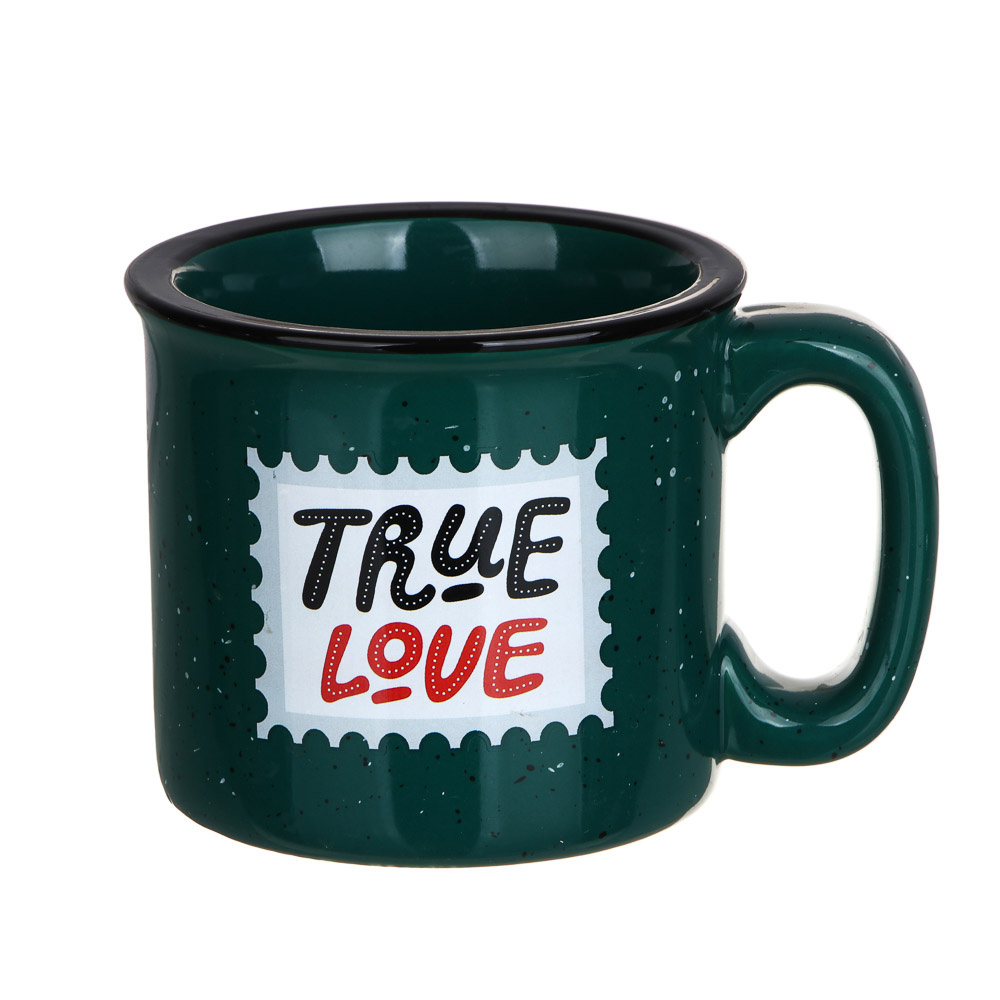 Кружка, 425 мл, керамика, арт.18, 3 дизайна, арт.№ 531-078