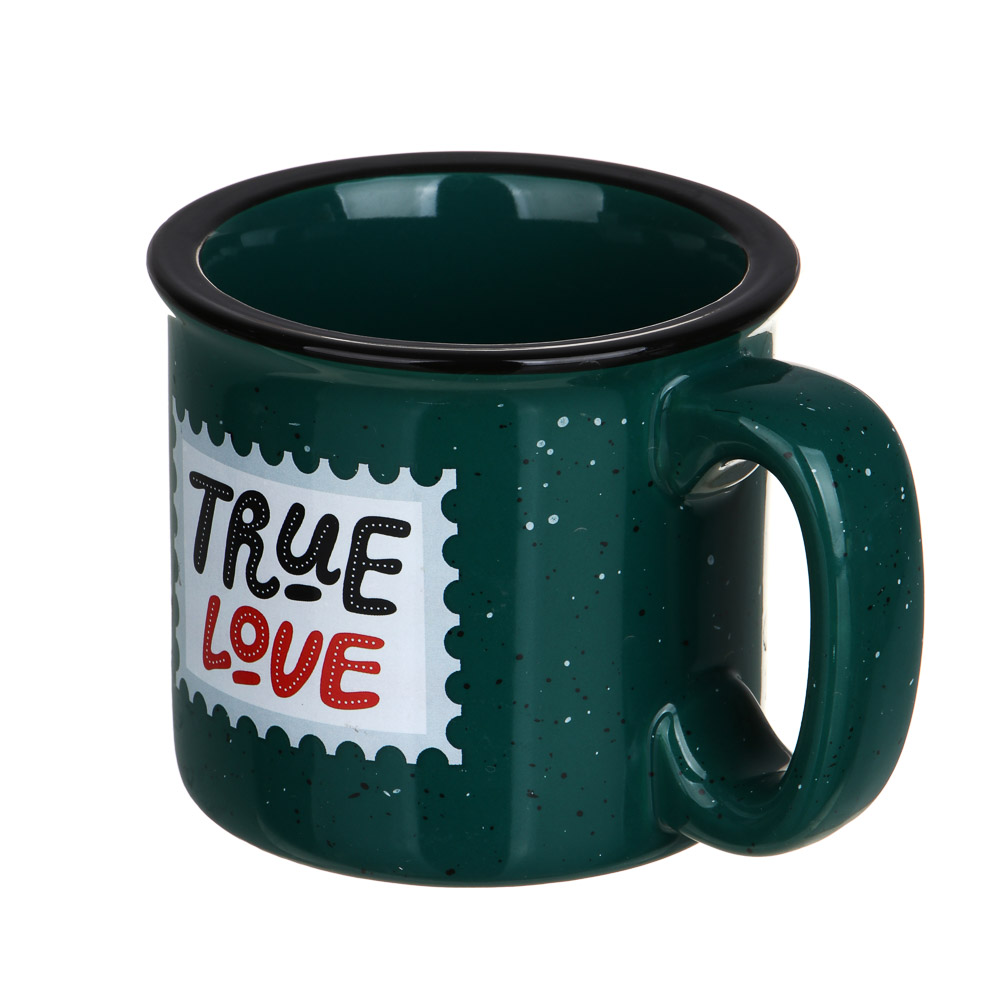 Кружка, 425 мл, керамика, арт.18, 3 дизайна, арт.№ 531-078